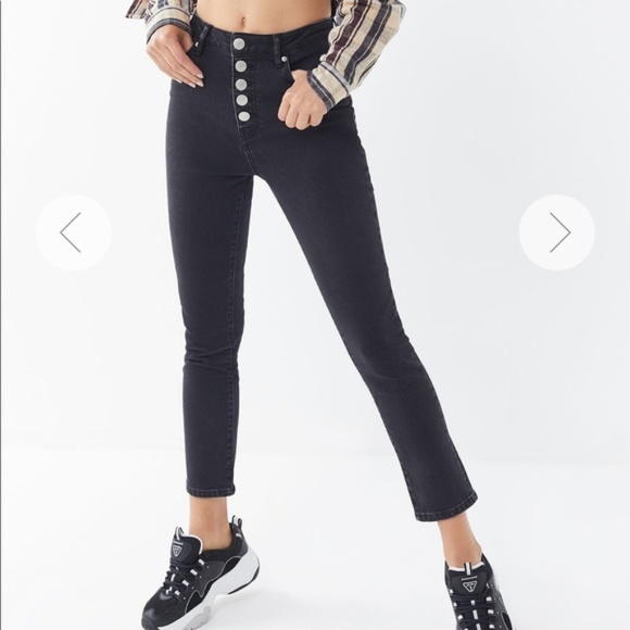 Urban Outfitters Denim - BDG Button Fly Black Girlfriend High-Rise